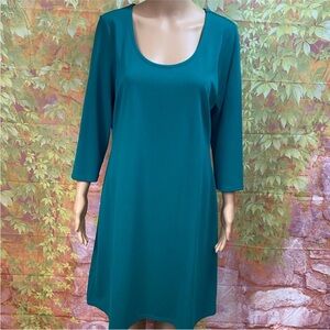 Liz‎ Claiborne Scoop Neck Dress